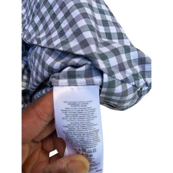 Thom Browne X Brooks Brothers Black Fleece Gingham Button-Down Shirt, Size BB3/M - Picture 6 of 6